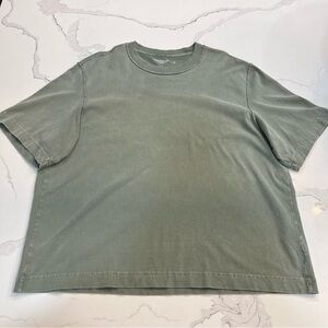 Abercrombie Gray/Olive Short Sleeve Tee